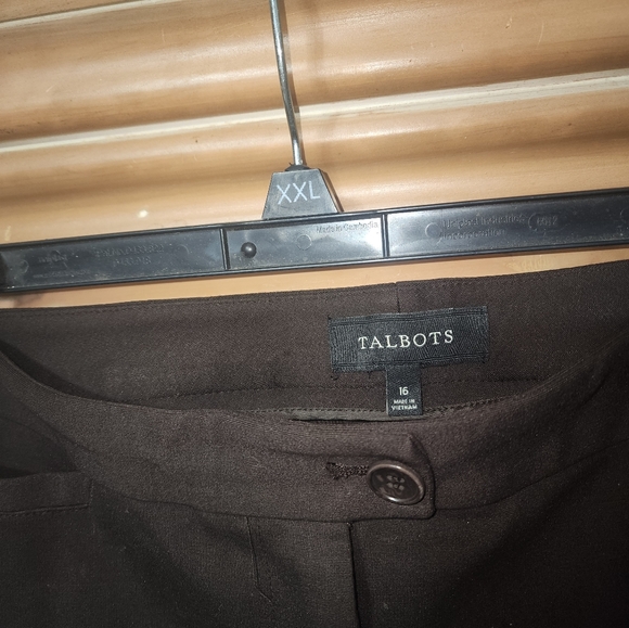 Talbot's Casual Pants size 16 Brown - Picture 3 of 4
